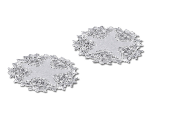 Dekokissen & Hüllen - Elegante Tischdecken und Accessoires , in Größe 101 (Deckchen, 35x 50 cm) bis 404 (Kissenbezug, 40x 40 cm), in Farbe SEKT Ansicht 4