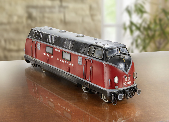Sammlermodelle - Diesel-Lokomotive V200, in Farbe SCHWARZ-ROT