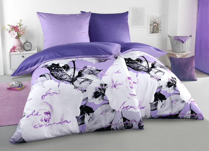 Bettwäschegarnituren - Romantische Bettwäsche-Garnitur von Grund, in Größe 111 (40/80 cm + 135/200 cm) bis 115 (80/80 cm + 155/220 cm), in Farbe GRÜN Ansicht 3