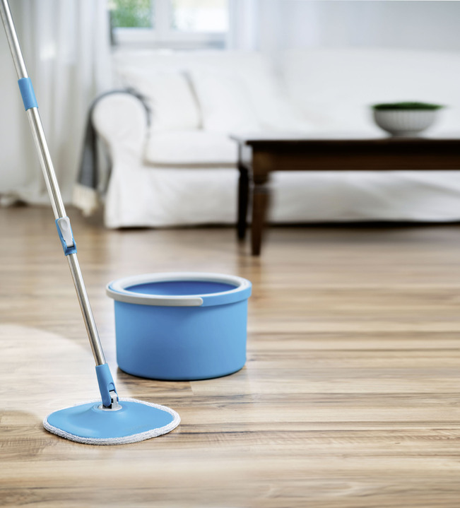 - Livington Bodenwischsystem, in Farbe SILBER-BLAU Ansicht 2