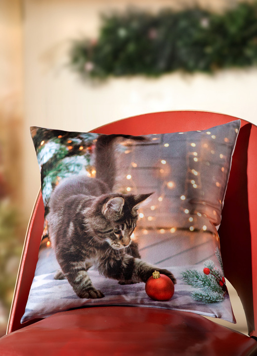 Dekokissen & Hüllen - Kissenbezug mit Reißverschluss, in Farbe BUNT Ansicht 2