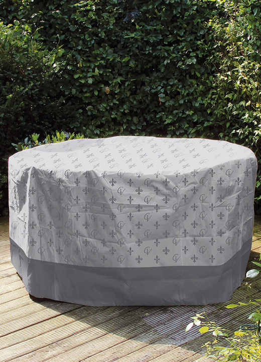 Garten - Witterungs- und UV-beständige Abdeckhüllen Ansicht 6 Garten - Witterungs- und UV-beständige Abdeckhüllen, in Farbe GRAU, in Ausführung für Schirm, ø 35 cm, Höhe 140 cm Ansicht 6