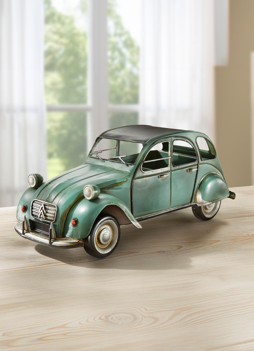 Sammlermodelle - Sammlermodell Citroen 2CV aus Blech, in Farbe GRÜN Ansicht 1