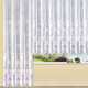 Klassisch - Zauberhafter Blumenfenster-Store in Jacquard-Qualität – Farbe WEISS – Ansicht 3 Klassisch - Zauberhafter Blumenfenster-Store in Jacquard-Qualität, in Größe 136 (H120xB250 cm) bis 180 (H175xB500 cm), in Farbe WEISS – Farbe WEISS – Ansicht 3