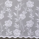 Klassisch - Zauberhafter Blumenfenster-Store in Jacquard-Qualität – Farbe WEISS – Ansicht 2 Klassisch - Zauberhafter Blumenfenster-Store in Jacquard-Qualität, in Größe 136 (H120xB250 cm) bis 180 (H175xB500 cm), in Farbe WEISS – Farbe WEISS – Ansicht 2