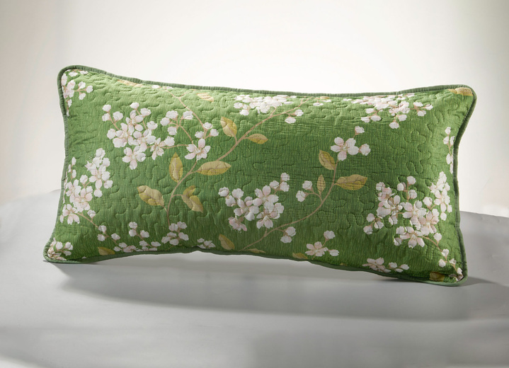 Tagesdecken - Tagesdecke mit einseitiger Wolkensteppung, in Größe 873 (für Einzelbett, 140x210 cm) bis 924 (Kissenbezug, 40x 80 cm), in Farbe TERRA Ansicht 10