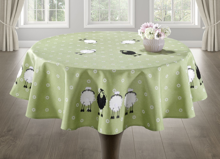 Heimtextilien - Tisch- und Raumdekoration mit Plüsch-Applikationen, in Größe 130 (2 Deckchen, 35x 50 cm) bis 404 (Kissenbezug, 40x 40 cm), in Farbe GRAU Ansicht 3