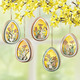 Ostern - Beleuchtete Ostereihänger, 5er-Set, in Farbe BUNT
