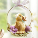 Ostern - Goebel Jahreshasen 2024 – Farbe BRAUN-LILA – Ansicht 1 Ostern - Goebel Jahreshasen 2024, in Farbe BRAUN-LILA, in Ausführung Jahreshasenornament – Farbe BRAUN-LILA – Ansicht 1
