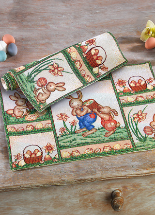 Tischdecken - Platzset aus Gobelin, 2-teilig, in Farbe BUNT