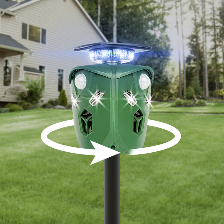 Gartengeräte und Zubehör - Tierschreck 360° mit Bewegungsmelder, in Farbe GRÜN Ansicht 4