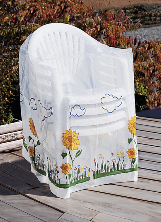 Garten - Schutz für Gartenmöbel und Auflagen, in Farbe WEISS, in Ausführung Sonnenschirm Ansicht 7