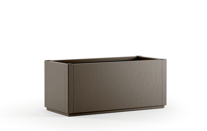 Blumentöpfe & Pflanzgefäße - Pflanzkasten aus recyceltem Polypropylen, in Farbe GRÜN, in Ausführung Ohne Spalier, breit Ansicht 4