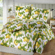 - Beidseitig bedruckte Bettwäsche-Garnitur mit Zitronen-Dessin, in Größe 112 (80x80 cm + 135x200 cm) bis 115 (80x80 cm + 155x220 cm), in Farbe GELB – Farbe GELB – Ansicht 1