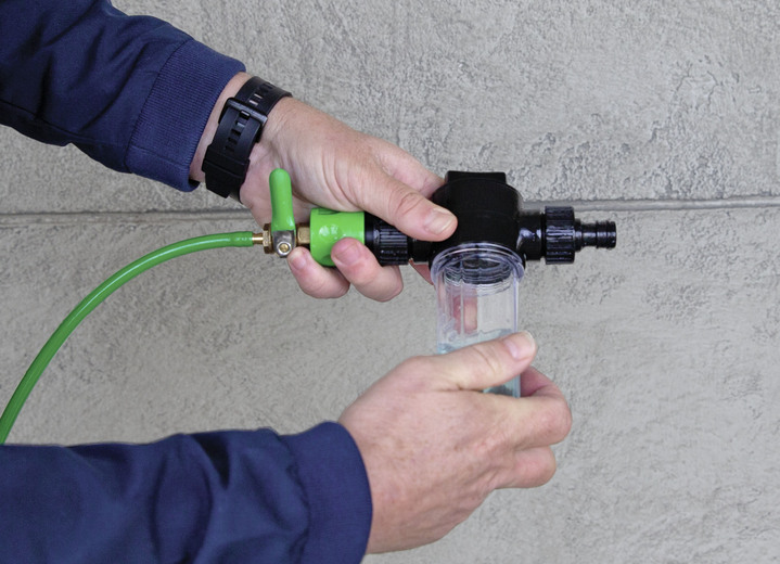 Reinigungshelfer & Reinigungsmittel - Hammersmith Aquaclean Deluxe 2-in-1 Teleskop Wasserbesen, in Farbe SCHWARZ-GRÜN Ansicht 5