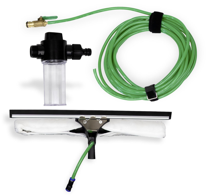 Reinigungshelfer & Reinigungsmittel - Hammersmith Aquaclean Deluxe 2-in-1 Teleskop Wasserbesen, in Farbe SCHWARZ-GRÜN Ansicht 8