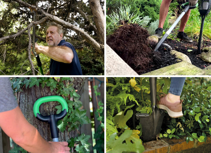 Garten - All-in-One Spaten Hammersmith Rayzer Shovel, in Farbe SCHWARZ-GRÜN Ansicht 4