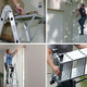 Gartenpflege - Multifunktionale Allzweck-Leiter Hammersmith Super Ladder, in Farbe SILBER – Farbe SILBER – Ansicht 3