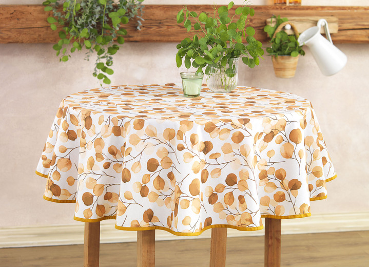 Tischdecken - Digitalbedruckte Tischdekoration, in Größe 108 (Tischdecke, 80x 80 cm) bis 302 (2 Platzsets, 35x 45 cm), in Farbe TERRA Ansicht 4
