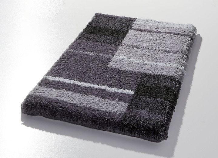 Badgarnituren - Badvorleger mit rutschhemmender Rückseite von Grund, in Größe 100 (Vorleger halbrund, 50/ 80 cm) bis 112 (WC-Deckelbezug, 47/ 50 cm), in Farbe TERRA Ansicht 6