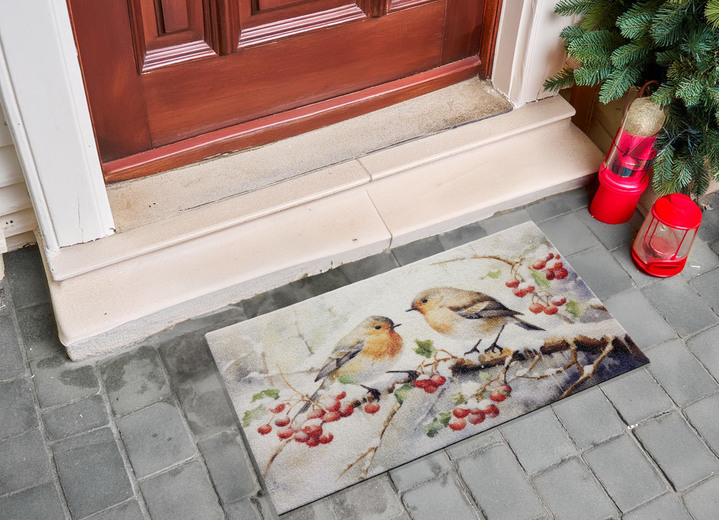 Fußmatten - Fußmatte mit winterlichem-Motiv, in Farbe BUNT