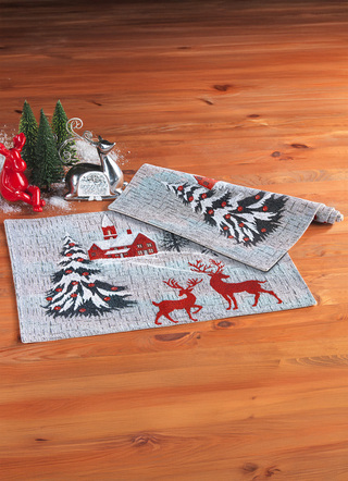 Tischdecken - Platzset, 2-teilig, in Farbe BUNT