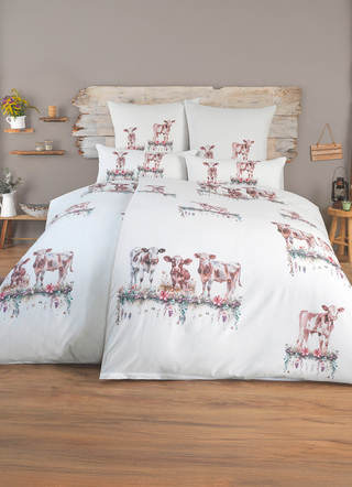 Bettwäschegarnituren - Polycotton-Bettwäsche-Garnitur mit Reißverschluss, in Größe 111 (40x80 cm + 135x200 cm) bis 412 (Sparset, 2x 80x80 cm + 2x 135x200 cm), in Farbe MULTICOLOR – Farbe MULTICOLOR – Ansicht 