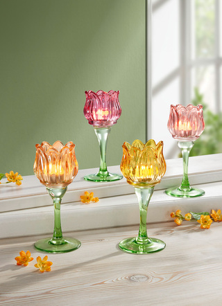 Teelichthalter, 4er-Set