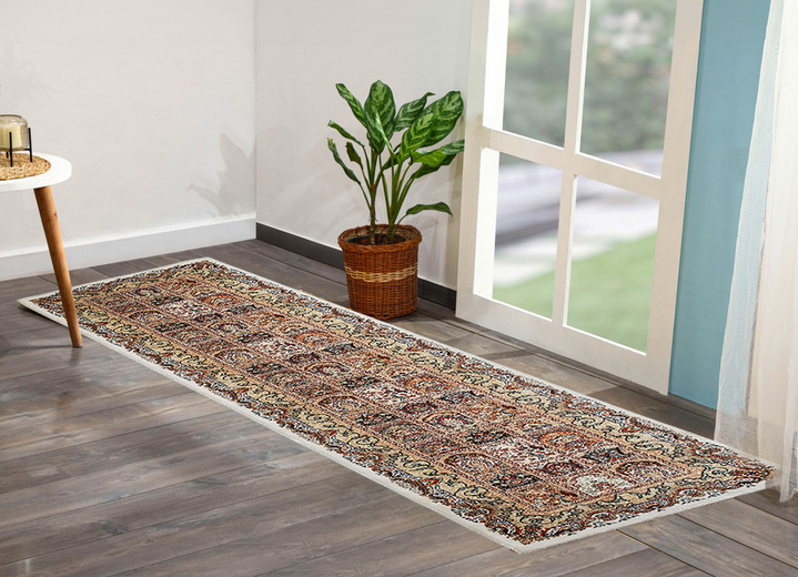 Teppiche - Brücken, Galerie und Teppiche mit Seideneffekt, in Größe 111 (Brücke, 60x110 cm) bis 288 (Teppich, 240x330 cm), in Farbe BEIGE Ansicht 5