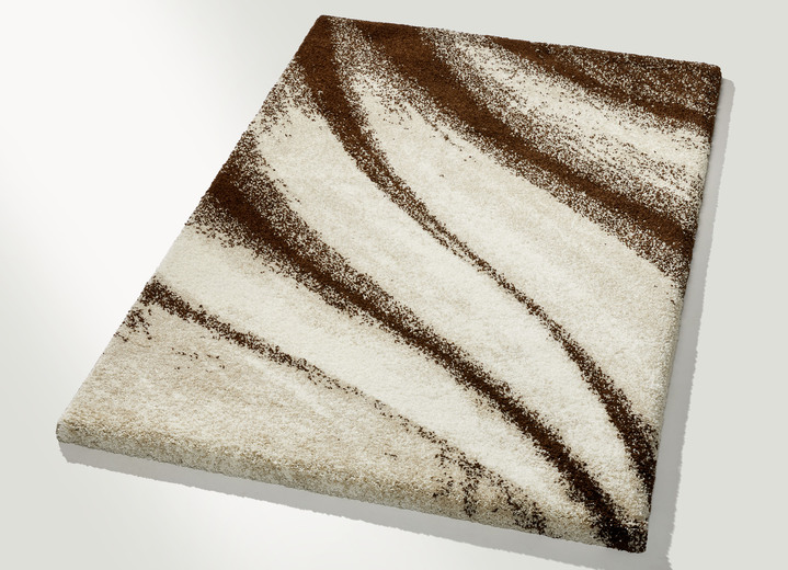 Modern - Fantasievoll gestaltete Brücken und Teppiche, in Größe 112 B(rücke 60x110 cm) bis 282 (Teppich 200x290 cm), in Farbe BEIGE Ansicht 1