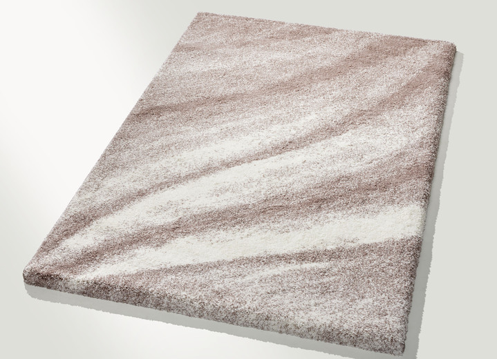 Modern - Fantasievoll gestaltete Brücken und Teppiche, in Größe 112 B(rücke 60x110 cm) bis 282 (Teppich 200x290 cm), in Farbe BEIGE Ansicht 2