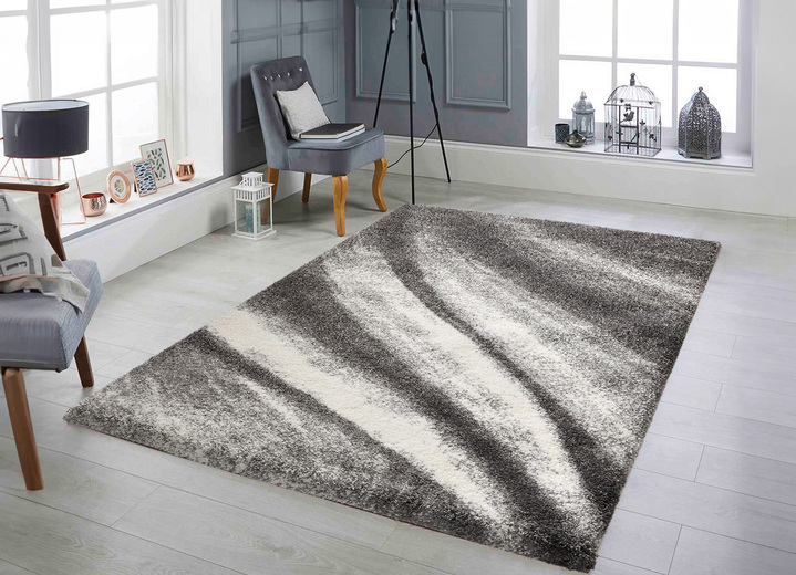 Modern - Fantasievoll gestaltete Brücken und Teppiche, in Größe 112 B(rücke 60x110 cm) bis 282 (Teppich 200x290 cm), in Farbe BEIGE Ansicht 3