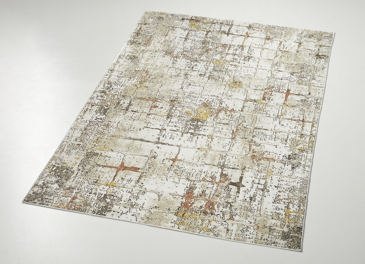 Modern - Moderne Brücken und Teppiche mit rutschfester Rückseite, in Größe 101 (Brücke, 50x 80 cm) bis 249 (Teppich, 160x230 cm), in Farbe SCHWARZ/SILBER Ansicht 4