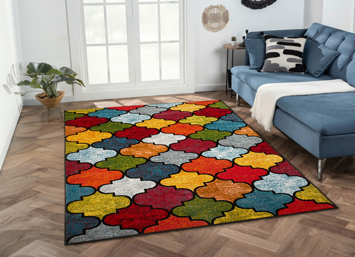 Modern - Brücken und Teppiche mit abstraktem Muster, in Größe 111 (Brücke, 60x110 cm) bis 282 (Teppich, 200x290 cm), in Farbe MULTI