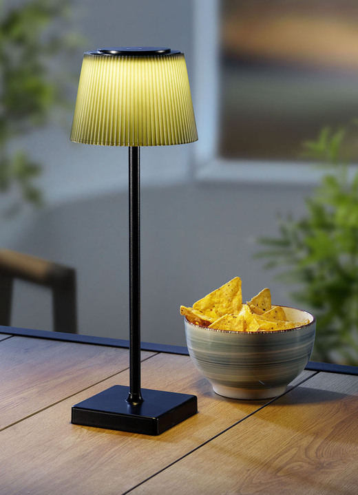 Tischleuchten - Tischleuchte aus mattschwarzem Metall, in Farbe SCHWARZ-WEISS Ansicht 3