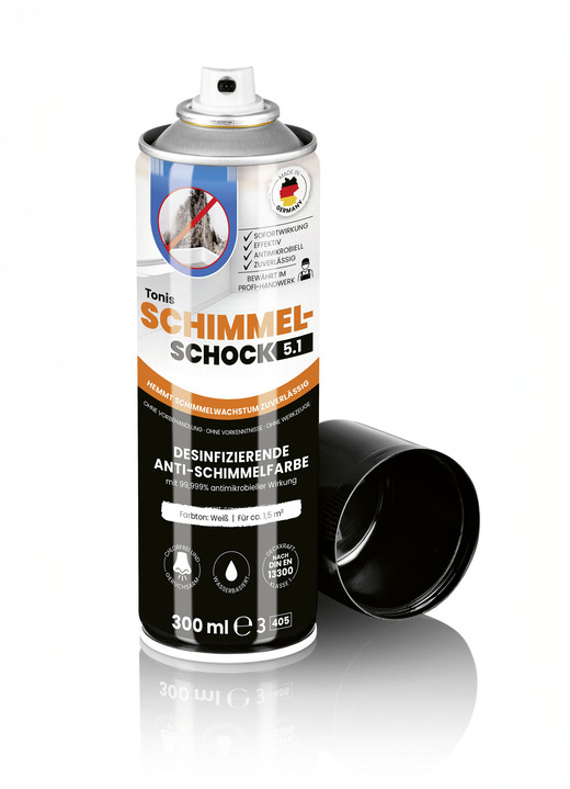 Reinigungshelfer & Reinigungsmittel - Tonis Schimmelschock 5.1, in Farbe WEISS, in Ausführung Sprühdose Ansicht 1