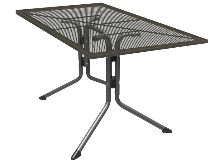 Gartenmöbel - Streckmetall-Gartenmöbel von MFG Freizeitmöbel, in Farbe ANTHRAZIT, in Ausführung Bistrotisch Mec-Mesh, 80x80 cm Ansicht 3