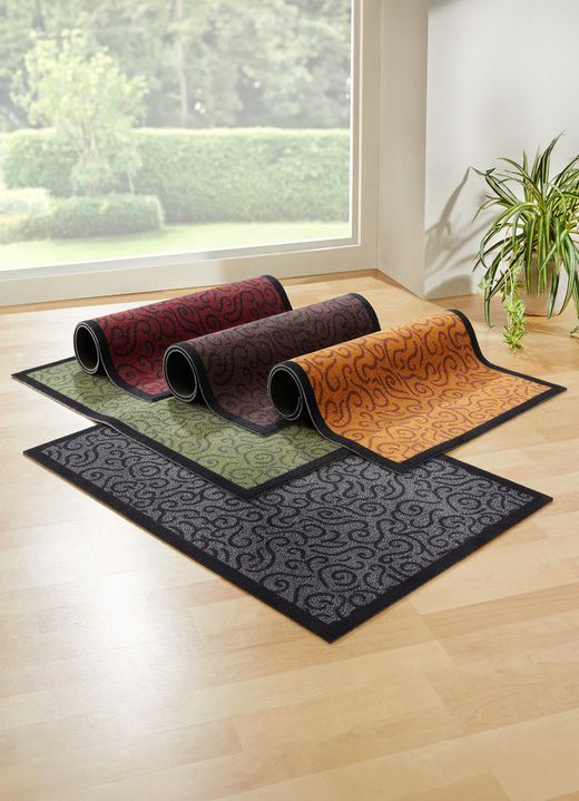 Fußmatten - Praktische Schmutzfangmatten für innen und außen, in Größe 116 (90x120 cm) bis 117 (90x150 cm), in Farbe ROT Ansicht 2