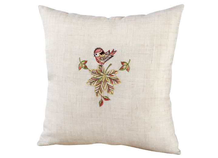 Heimtextilien - Hochwertige Tisch- und Raumdekoration in Leinenoptik, in Größe 125 (Deckchen, 26x26 cm) bis 404 (Kissenbezug, 40x40 cm), in Farbe NATUR-BUNT Ansicht 6