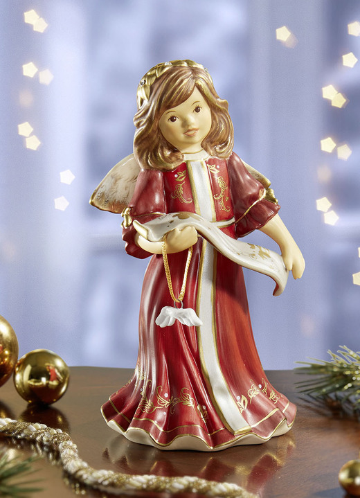 Weihnachten - Jahresengel 2025 aus dem Hause Goebel, in Farbe ROT