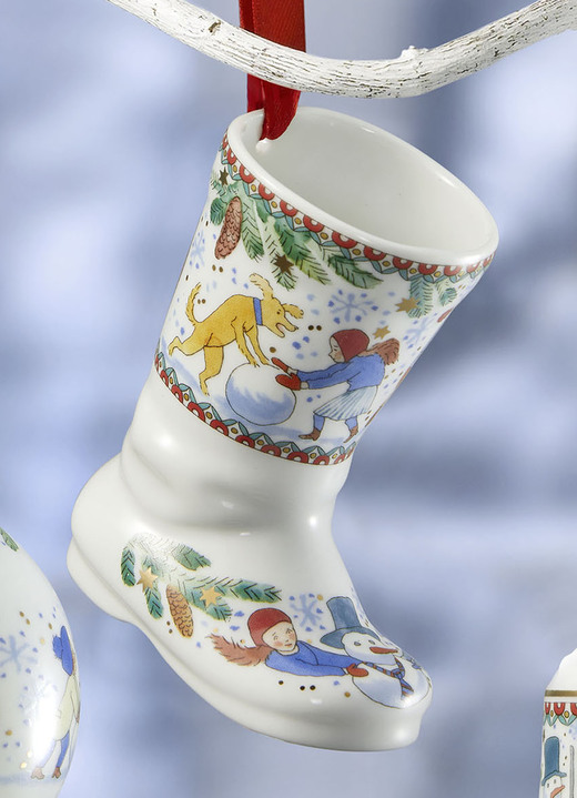 Weihnachten - Jahresschmuck 2025 aus dem Hause Hutschenreuther, in Farbe BUNT, in Ausführung Jahresstiefel 2025 Ansicht 1