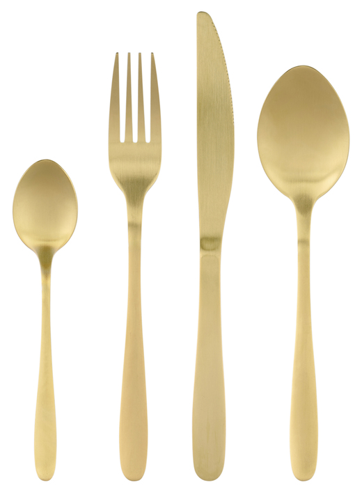 Besteck - Hochwertiges Menübesteck für 4 Personen., in Farbe GOLD Ansicht 2