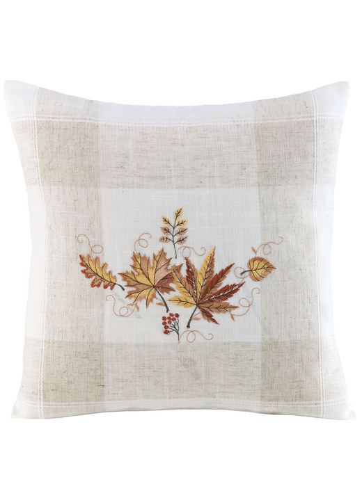 Heimtextilien - Hübsch bestickte Tisch- und Raumdekoration, in Größe 101 (Deckchen, 35x 50 cm) bis 404 (Kissenbezug, 40x 40 cm), in Farbe SEKT-BUNT Ansicht 5