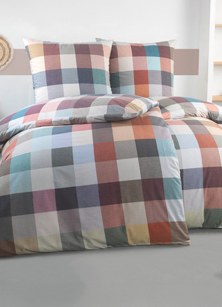 Bettwäschegarnituren - Bettwäsche-Garnitur von irisette, in Größe 112 (80x80 cm + 135x200 cm) bis 115 (80x80 cm + 155x220 cm), in Farbe MULTICOLOR