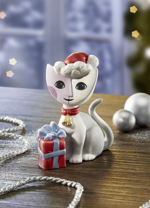 Weihnachten - Katze Pino von Rosina Wachtmeister, in Farbe BUNT
