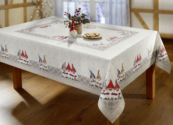 Heimtextilien - Tisch- und Raumdekoration mit Wichtelmotiven, in Größe 135 (2 Platzsets, 30x 45 cm) bis 404 (Kissenbezug, 40x 40 cm), in Farbe MULTICOLOR Ansicht 5