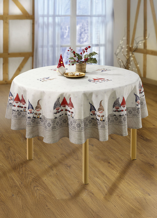 Heimtextilien - Tisch- und Raumdekoration mit Wichtelmotiven, in Größe 135 (2 Platzsets, 30x 45 cm) bis 404 (Kissenbezug, 40x 40 cm), in Farbe MULTICOLOR Ansicht 6