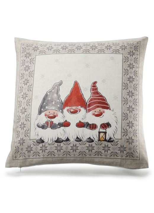 Heimtextilien - Tisch- und Raumdekoration mit Wichtelmotiven, in Größe 135 (2 Platzsets, 30x 45 cm) bis 404 (Kissenbezug, 40x 40 cm), in Farbe MULTICOLOR Ansicht 1