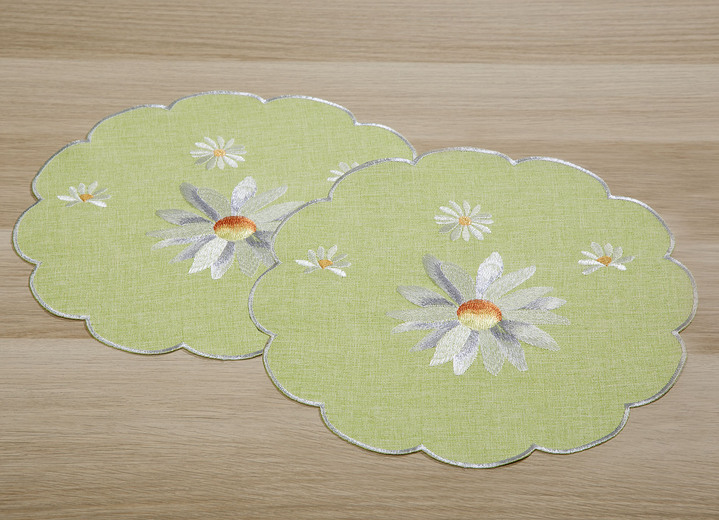 Heimtextilien - Tisch- und Raumdekoration in Leinenoptik, in Größe 101 (Läufer, 35x 70 cm) bis 404 (Kissenbezug, 40x 40 cm), in Farbe GRAU Ansicht 6