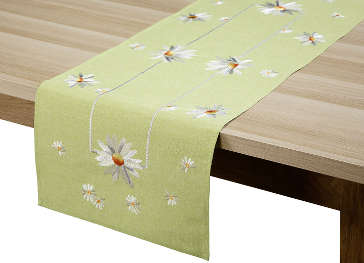 Heimtextilien - Tisch- und Raumdekoration in Leinenoptik, in Größe 101 (Läufer, 35x 70 cm) bis 404 (Kissenbezug, 40x 40 cm), in Farbe GRAU Ansicht 10